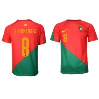 Dres Portugalsko Bruno Fernandes #8 Domáci MS 2022 Krátky Rukáv